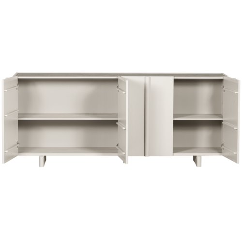 Dressoir Basu Grenen, kleur Dust - Afbeelding 4