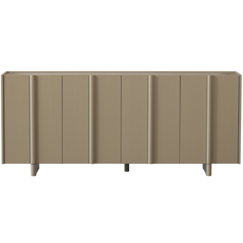 Dressoir Basu Grenen, kleur Mud - Afbeelding 4