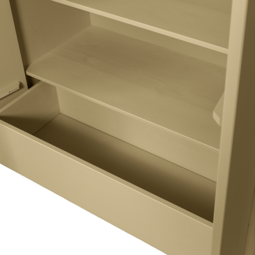 Opbergkast Basu Grenen, 210 x 101cm, kleur Moss - Afbeelding 5