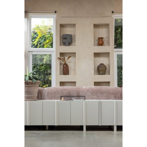 TV-meubel Basu Grenen 152cm - Dust - Afbeelding 3