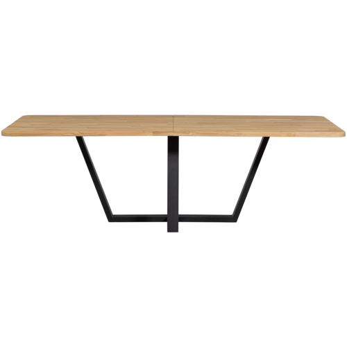 Eettafel Tablo Eikenhout, 240 x 100cm, kleur Naturel - Drenthe poot - Afbeelding 3