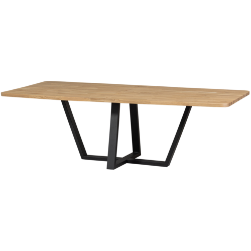Eettafel Tablo Eikenhout, 240 x 100cm, kleur Naturel - Drenthe poot