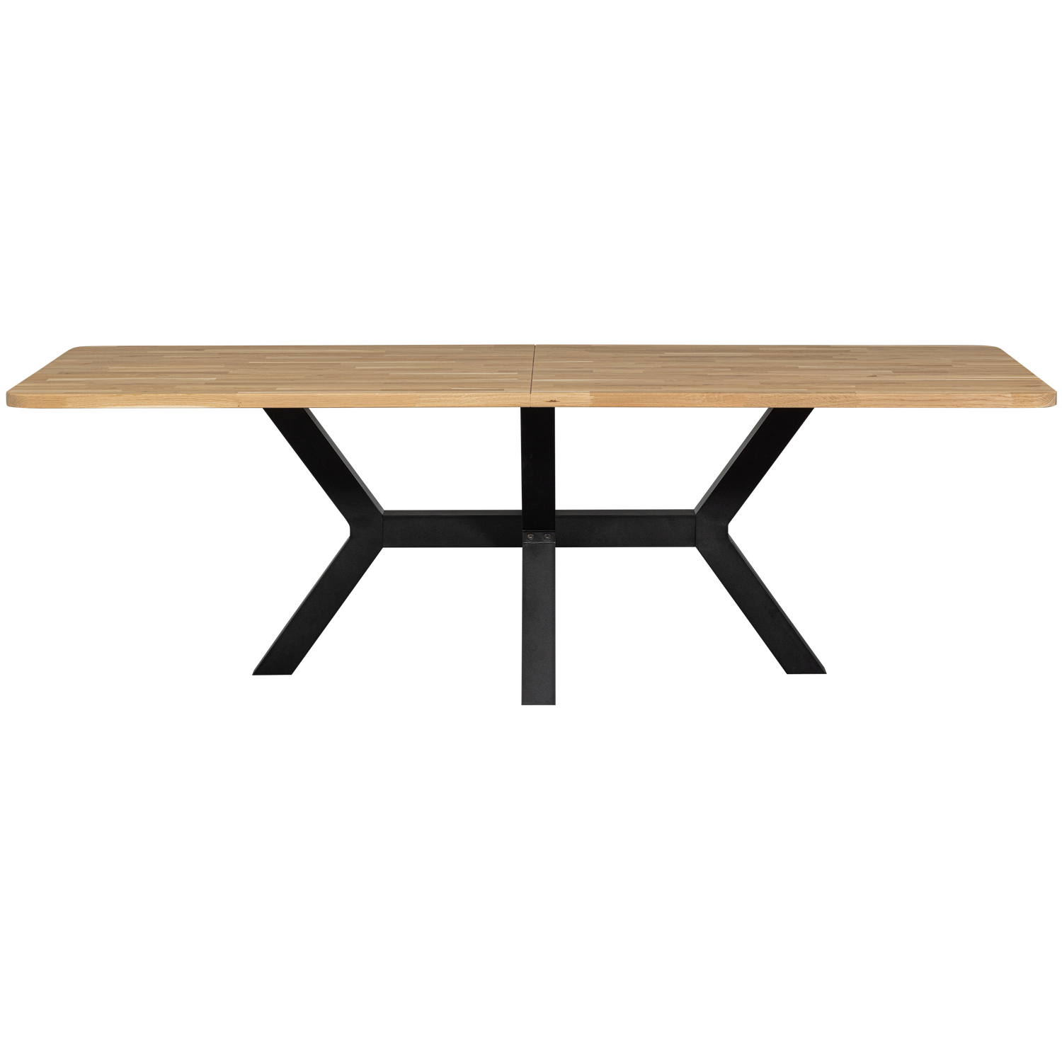 Eettafel Tablo Eikenhout, 240 x 100cm, kleur Naturel - Zeeland poot - Afbeelding 4
