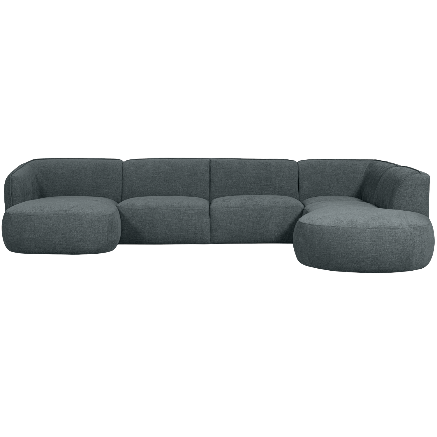 Polly bank u-vorm rechts blauw/groen - Afbeelding 2