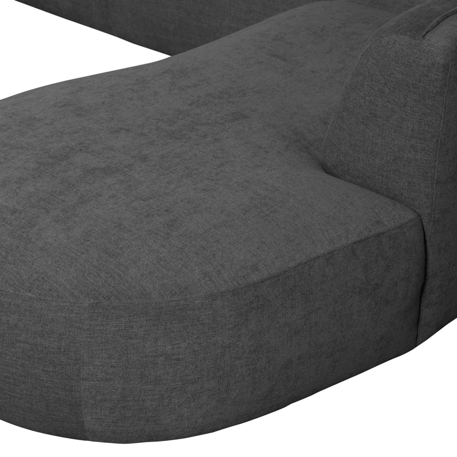 Polly bank u-vorm rechts grijs - Afbeelding 5