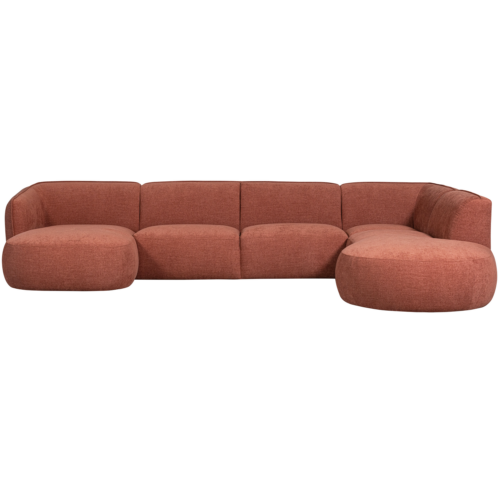 Polly bank u-vorm rechts roze - Afbeelding 4