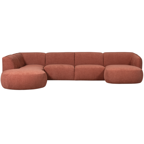 Polly bank u-vorm links roze - Afbeelding 2