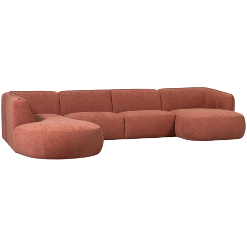 Polly bank u-vorm links roze - Afbeelding 3