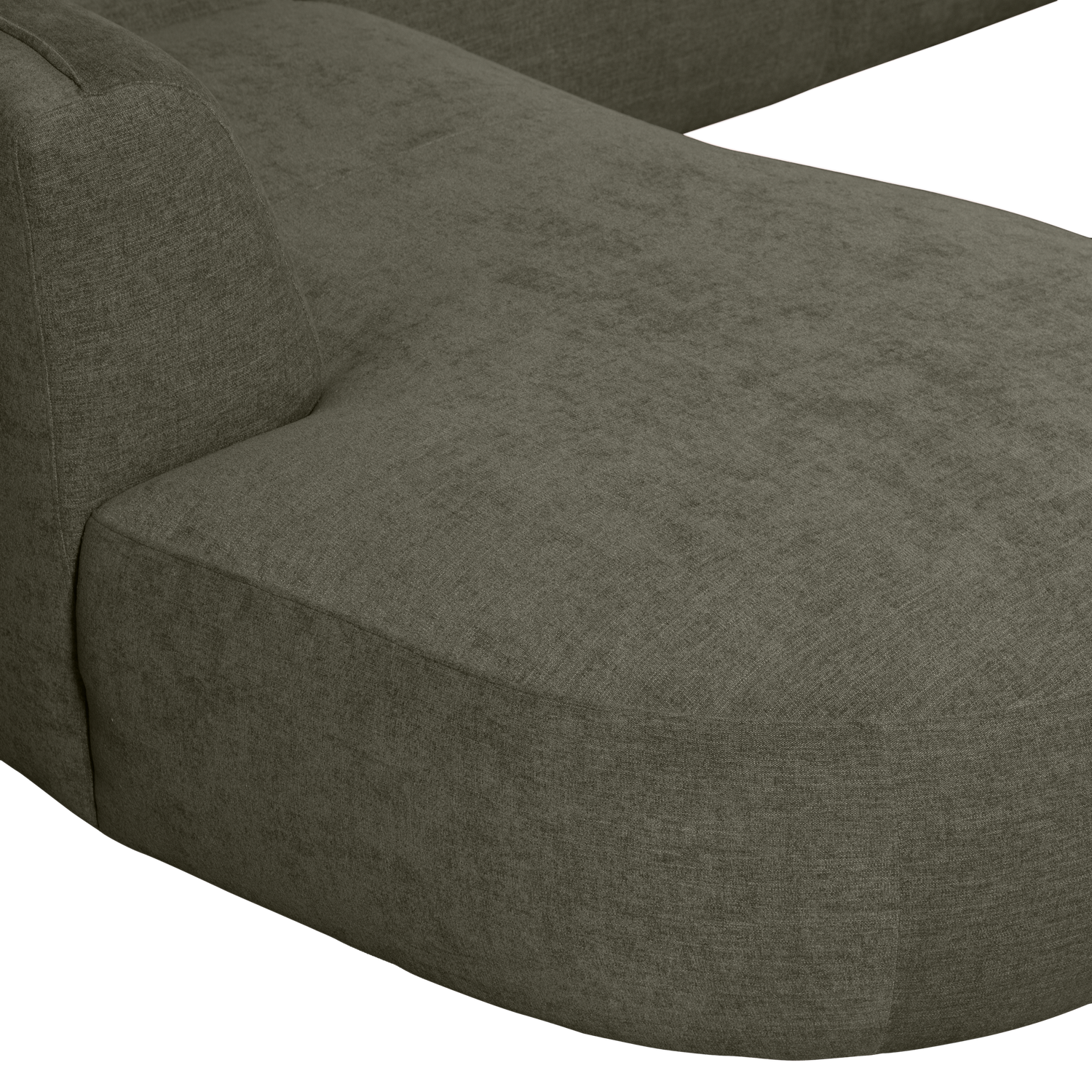 Polly bank u-vorm links warm groen - Afbeelding 5