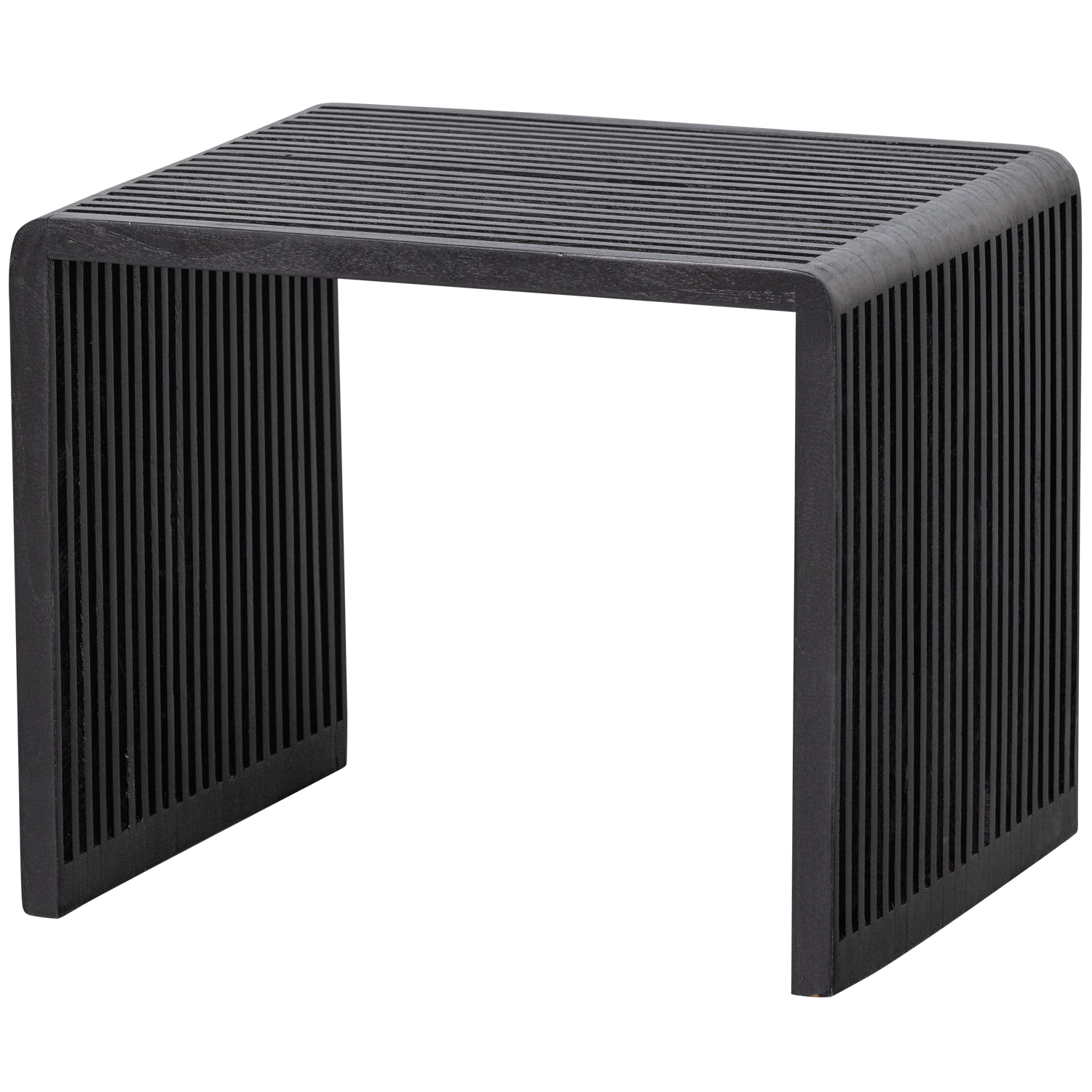 Exclusive Bijzettafel Willa Set van 2 stuks Teakhout  Zwart - Afbeelding 7