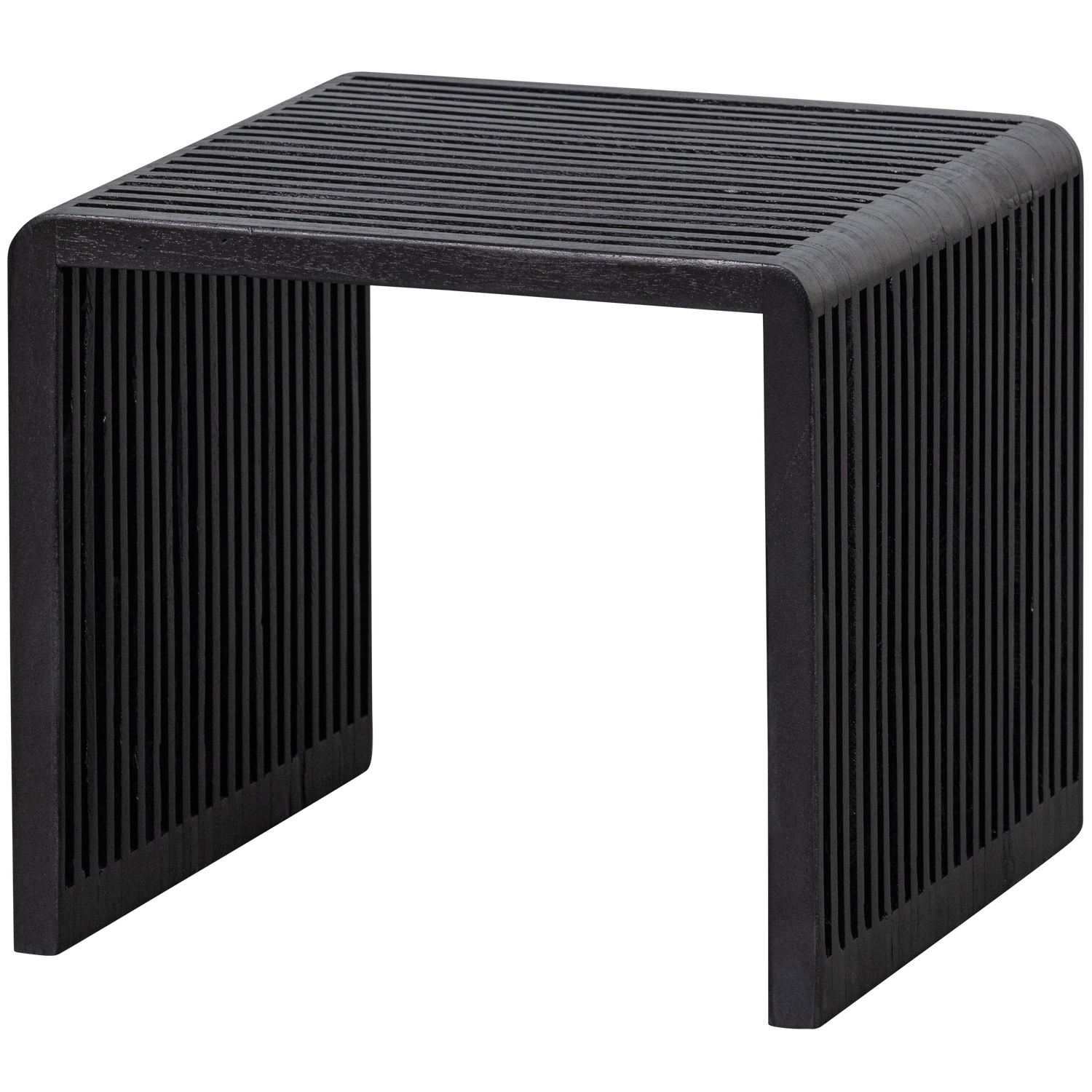 Exclusive Bijzettafel Willa Set van 2 stuks Teakhout  Zwart - Afbeelding 8