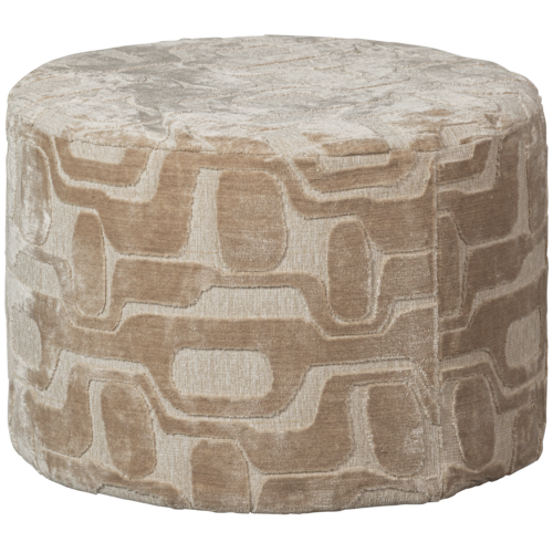 Poef Yago Viscose Naturel 43xO60cm
