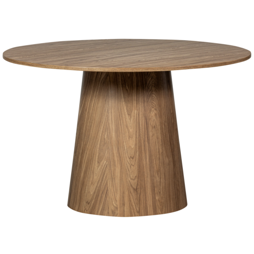 Ronde Eettafel Maan 120cm, kleur Walnoot