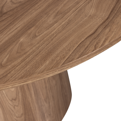Ronde Eettafel Maan 120cm, kleur Walnoot - Afbeelding 4