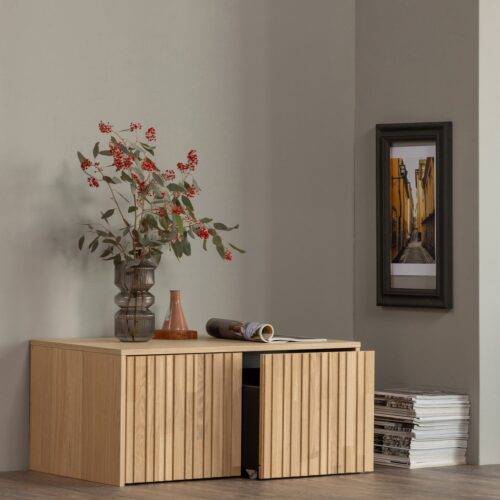 Kistbank New Gravure 88cm - Naturel - Afbeelding 2