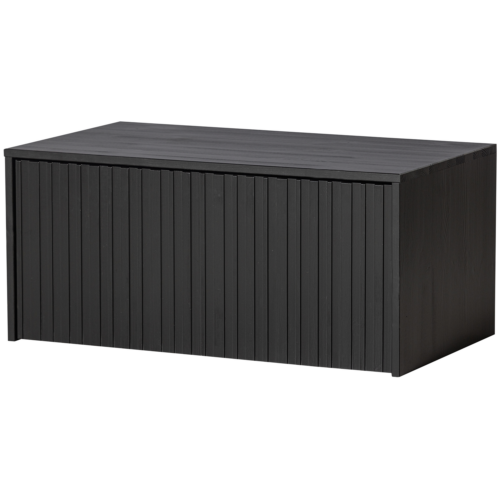 Kistbank New Gravure 88cm - Zwart