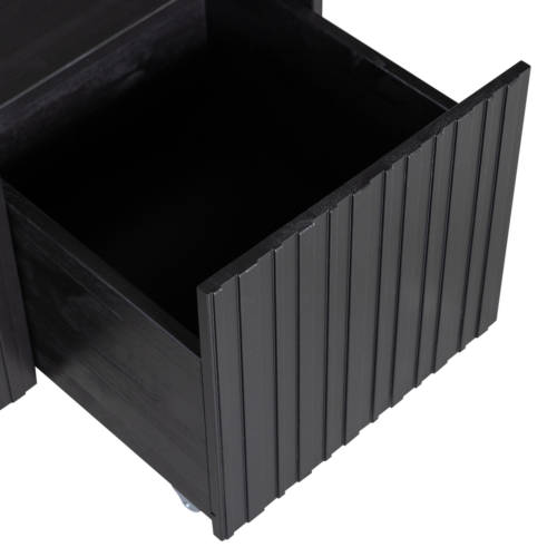 Kistbank New Gravure 88cm - Zwart - Afbeelding 8