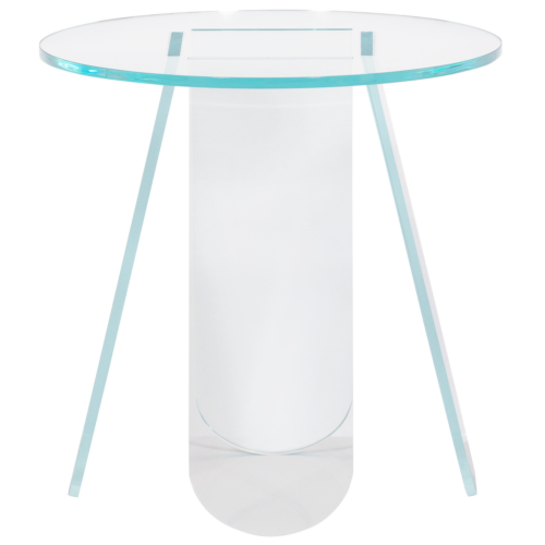 Ronde Bijzettafel Walt Acryl 40cm - Transparant - Afbeelding 3