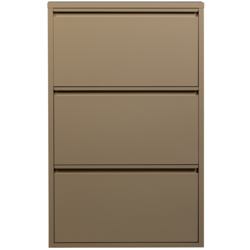 Schoenenkast Sabine 3-laags, 103 x 66cm, kleur Zand - Afbeelding 4