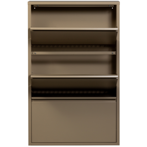 Schoenenkast Sabine 3-laags, 103 x 66cm, kleur Zand - Afbeelding 5