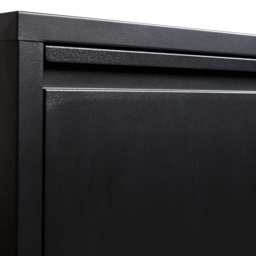 Schoenenkast Sabine 3-laags, 103 x 66cm, kleur Zwart - Afbeelding 9