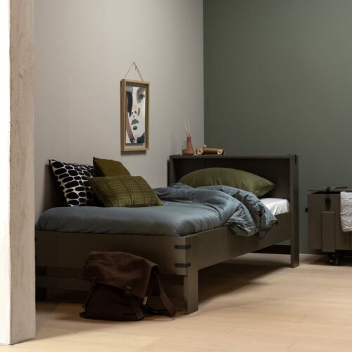 Bed Bobby 90 x 200cm, kleur Forest Green - Afbeelding 2