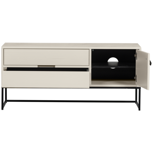 TV-meubel Silas Grenen 120cm - Dust - Afbeelding 4