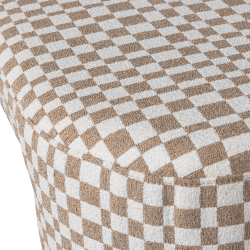 Eetkamerbank Jacob Geweven 130cm, kleur Zand - Afbeelding 6