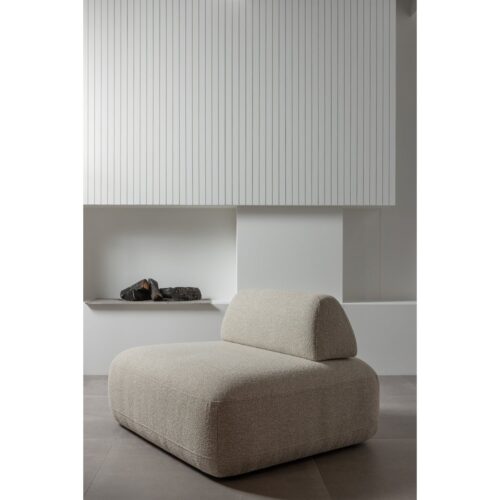Fauteuil Sterck met verplaatsbare Rugleuning - Naturel - Afbeelding 2