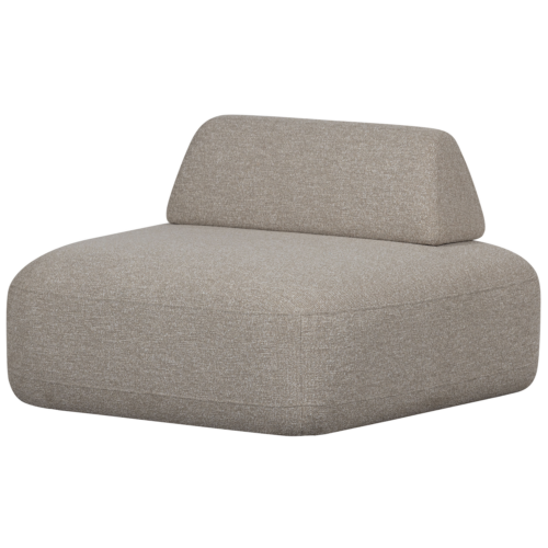 Fauteuil Sterck met verplaatsbare Rugleuning - Naturel
