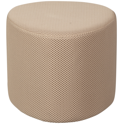 Poef Puuk Mesh Naturel 38x60x47cm - Afbeelding 3