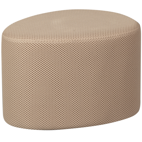 Poef Puuk Mesh Naturel 38x60x47cm