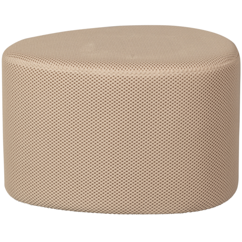 Poef Puuk Mesh Naturel 38x60x47cm - Afbeelding 4