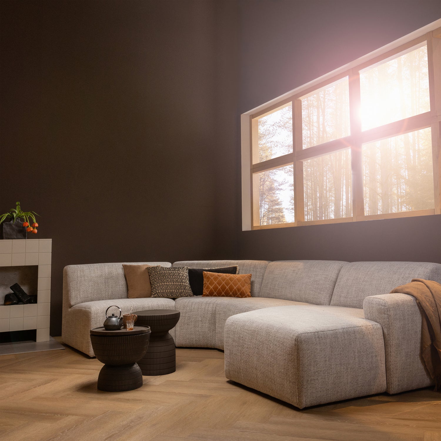 Bijzettafel Samson Fiberclay 37 cm - Afbeelding 2