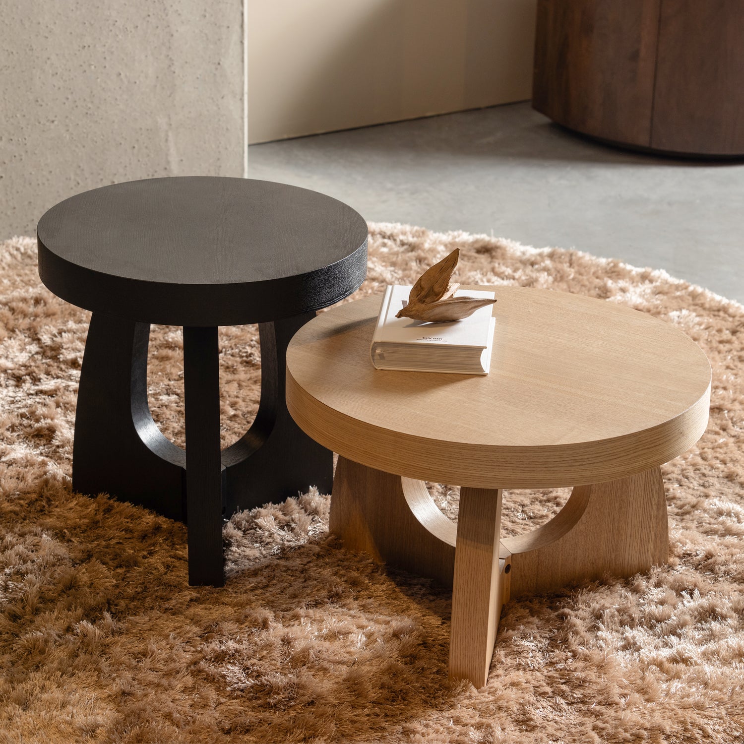Ronde Bijzettafel Tala 55cm, kleur Naturel - Afbeelding 2