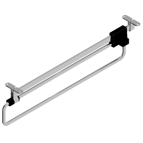 Kledinghanger uittrekbaar optiepakket