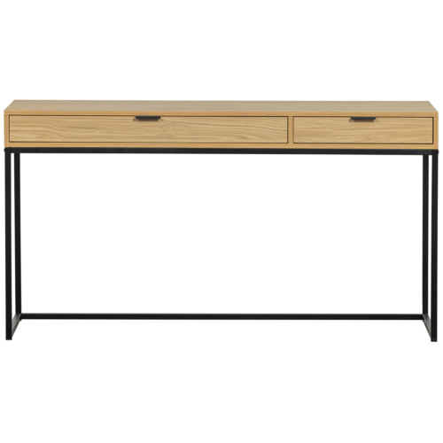 Bureau Silas Eiken, 140 x 44cm, kleur Naturel - Afbeelding 4