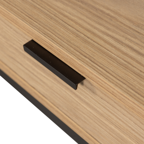 Bureau Silas Eiken, 140 x 44cm, kleur Naturel - Afbeelding 7