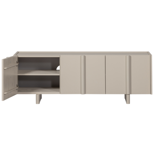 TV-meubel Basu Grenen 152cm - Dust - Afbeelding 6