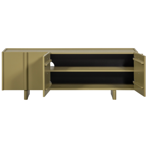 TV-meubel Basu Grenen 152cm - Moss - Afbeelding 4