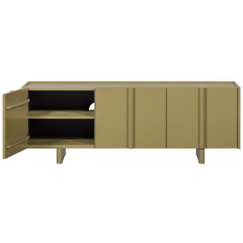 TV-meubel Basu Grenen 152cm - Moss - Afbeelding 5