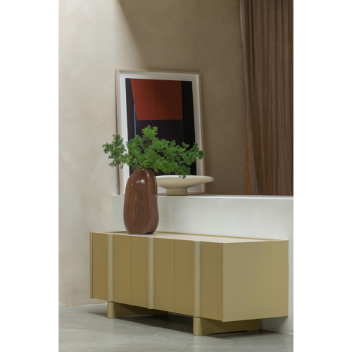 TV-meubel Basu Grenen 152cm - Moss - Afbeelding 2