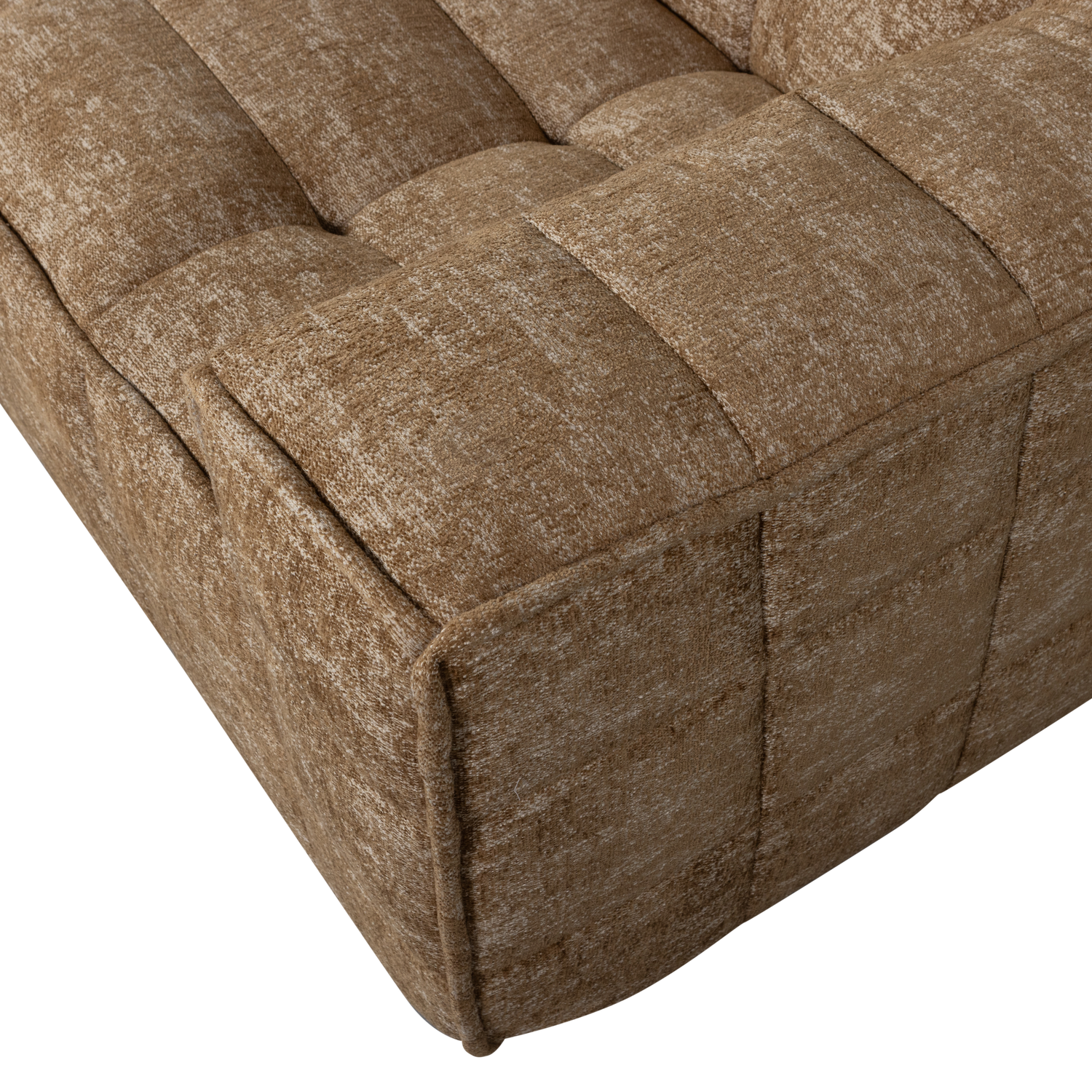 Timor 4-zits bank caramel melange - Afbeelding 4