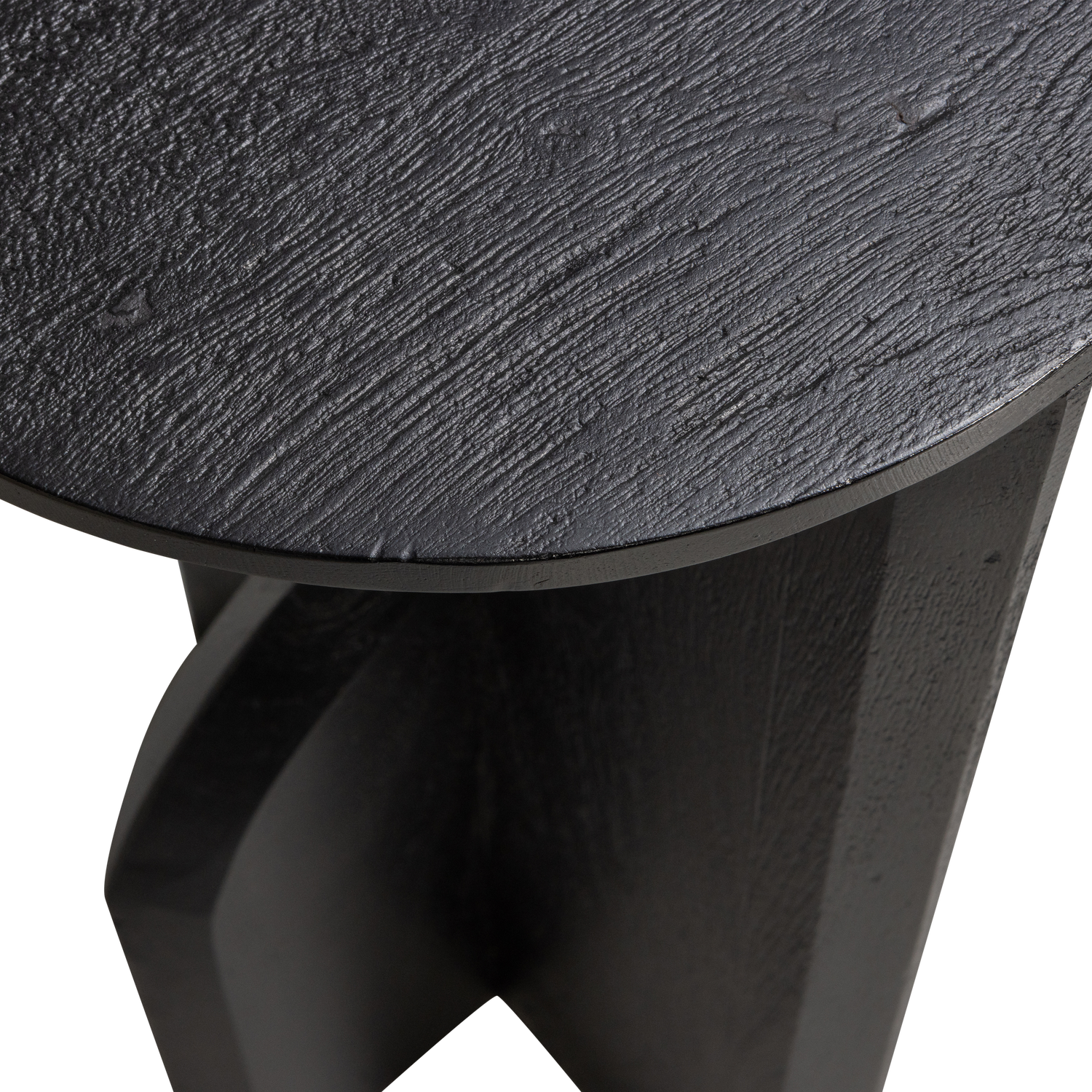 Bijzettafel Kioni Acaciahout, 30cm - Zwart - Afbeelding 5