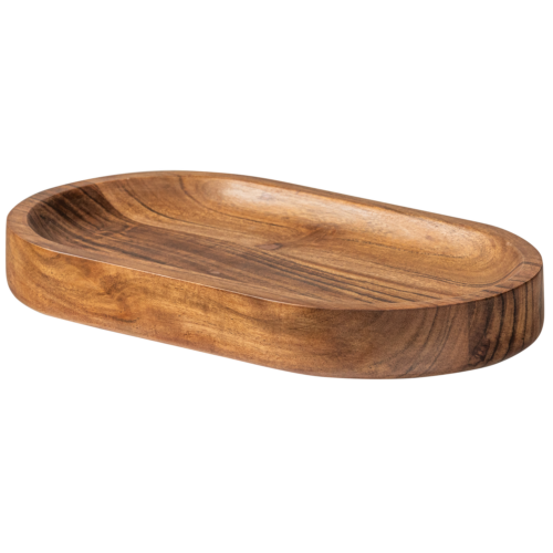 Yuki serveerplank ovaal acacia hout naturel