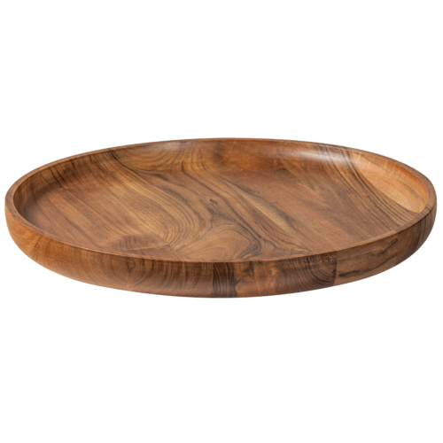 Yuki serveerplank rond acacia hout naturel