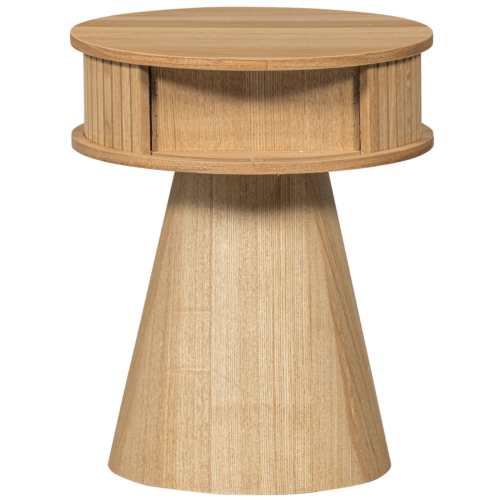 Rond Nachtkastje Karri Populierenhout, 38cm - Afbeelding 6