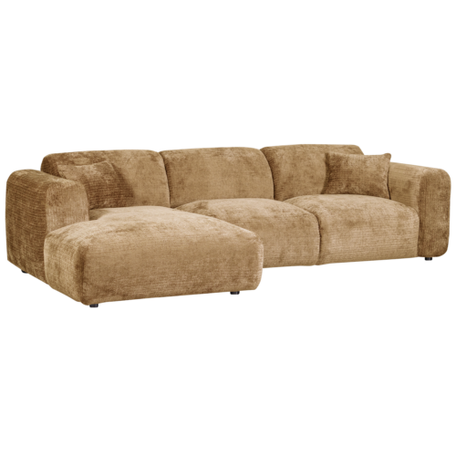Cloud Loungebank links geweven chenille honinggeel - Afbeelding 3