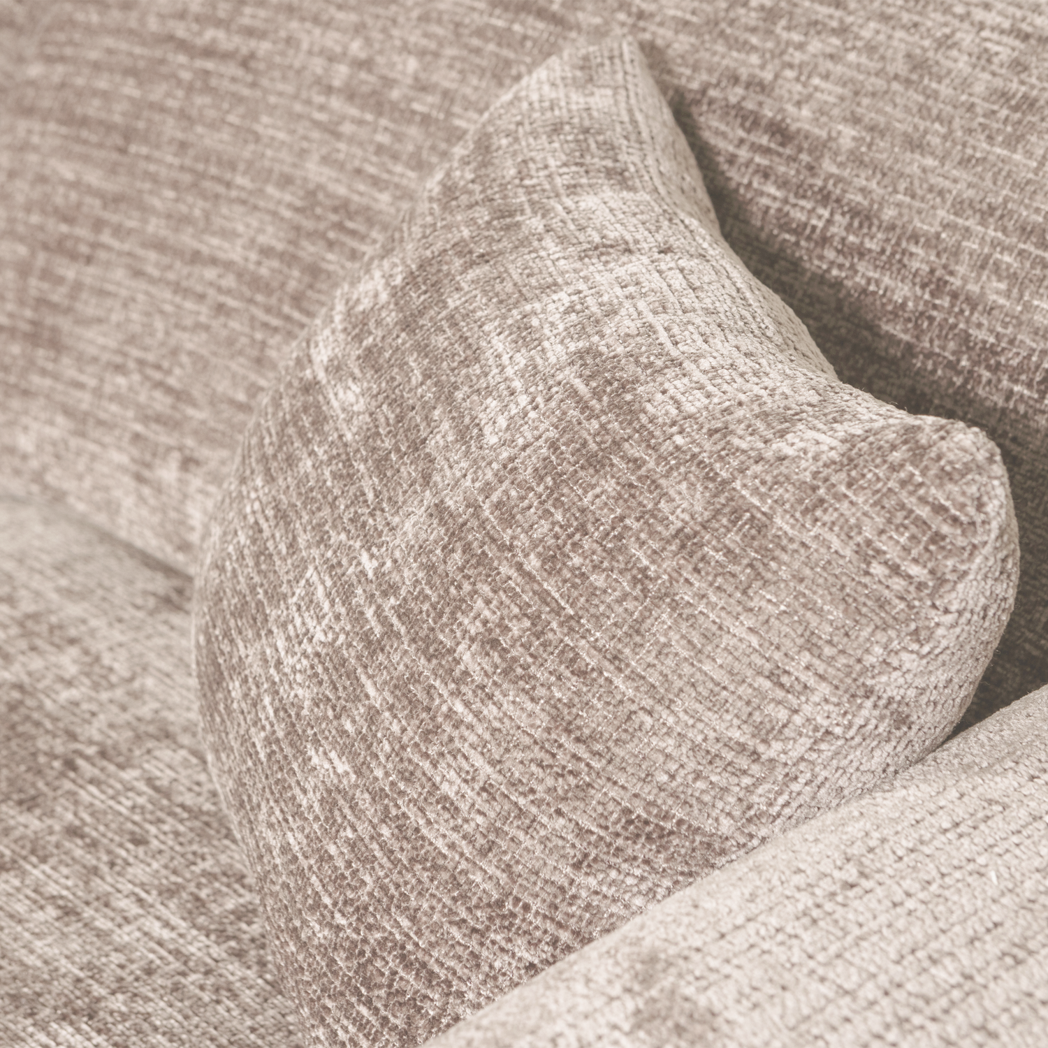 Cloud Loungebank links geweven chenille naturel - Afbeelding 5