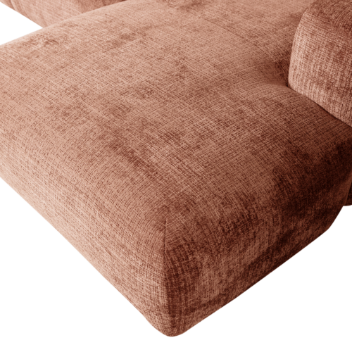 Cloud Loungebank rechts geweven chenille terra - Afbeelding 7